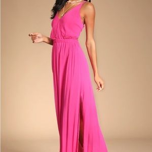 Lost in Paradise Hot Pink Maxi Dress
Lulus
